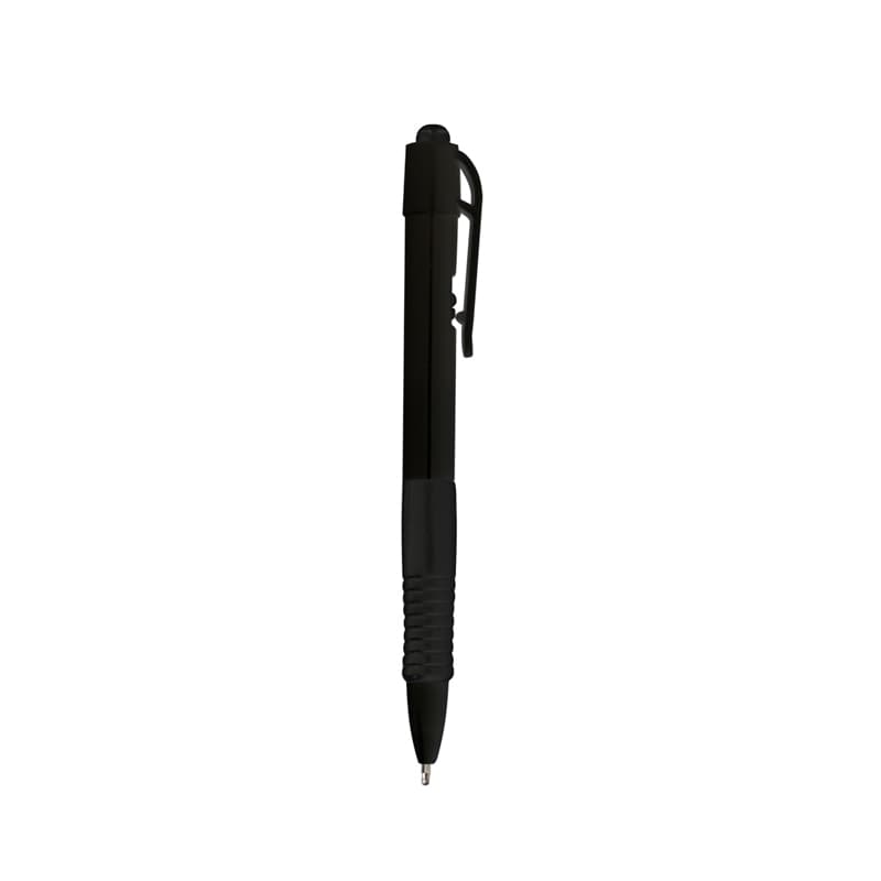 Caneta Plástica com Grip Emborrachado Personalizada - imagem 1