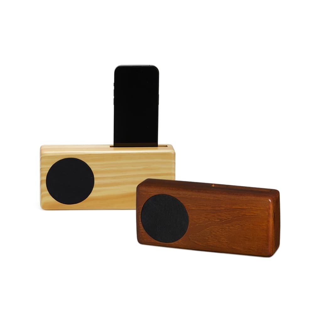 Amplificador de Som para Celular em Madeira Personalizado - imagem 1