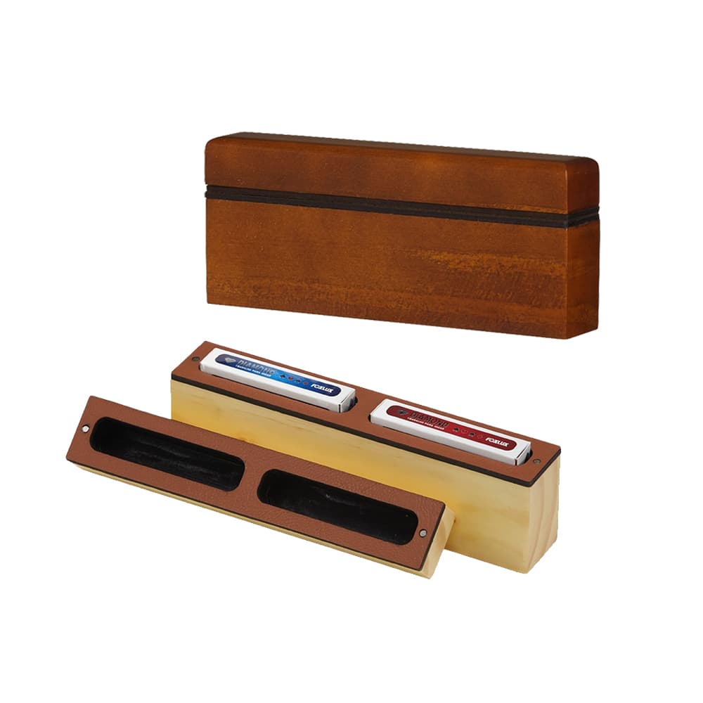 Conjunto de Baralhos em Estojo de Madeira Personalizado - imagem 1