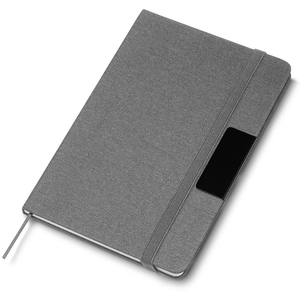 Caderno de Anotações com Placa de Metal Pautado Personalizado - imagem 1
