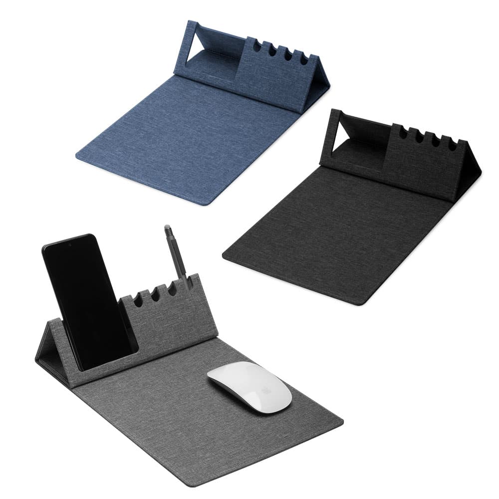 Mouse Pad com Porta-Canetas e Suporte para Celular Personalizado - imagem 1