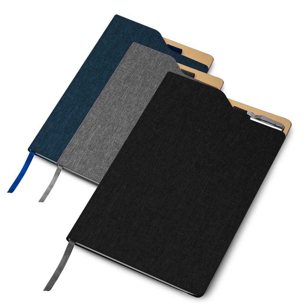 Caderno de Anotações com Capa Dura Reciclável Pautado Personalizado - imagem 1