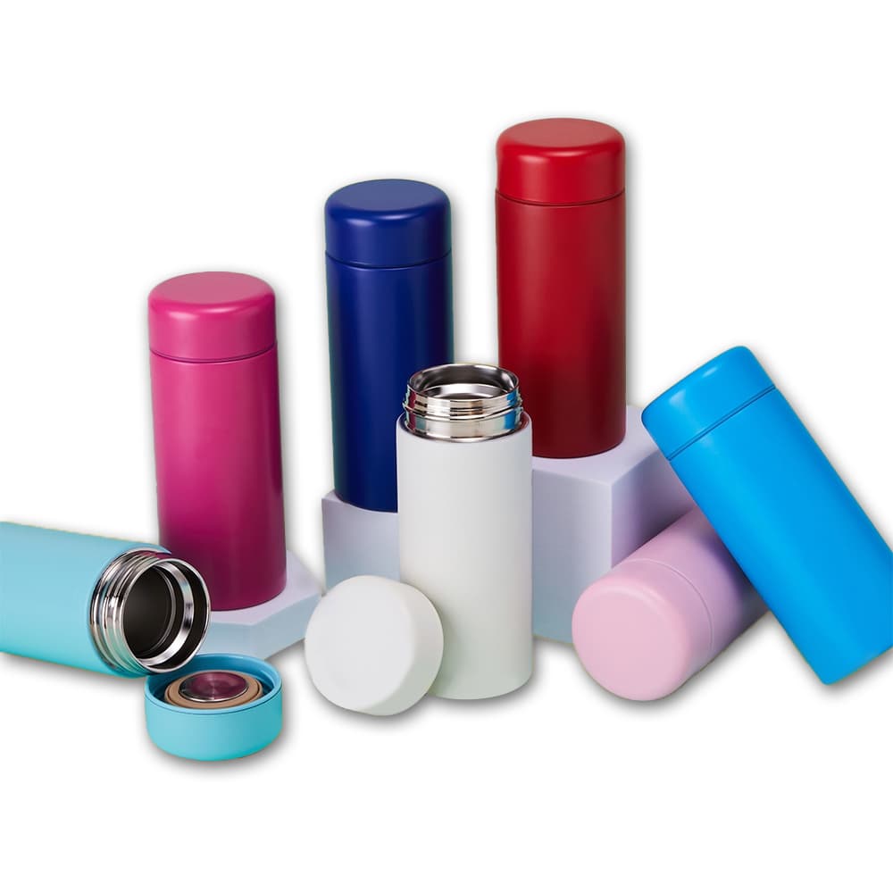 Garrafa Térmica Inox 200ml Personalizada - imagem 1