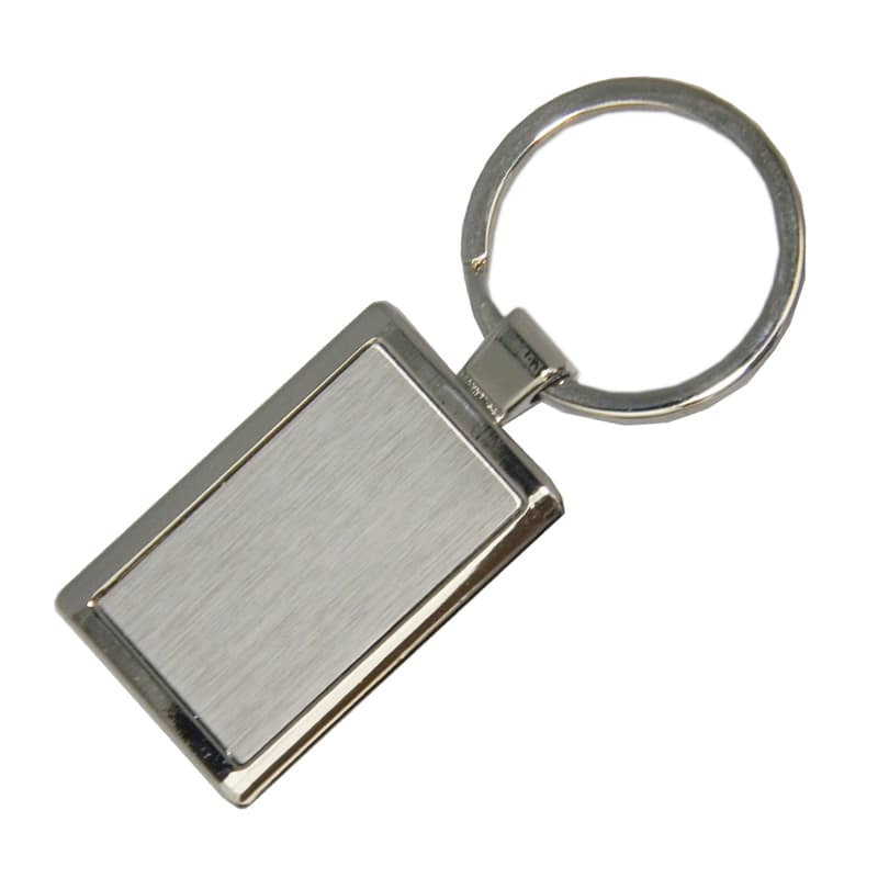 Chaveiro Retangular de Metal Personalizado - imagem 1