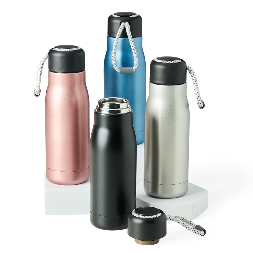 Garrafa Térmica Inox 420ml Personalizada - imagem 1