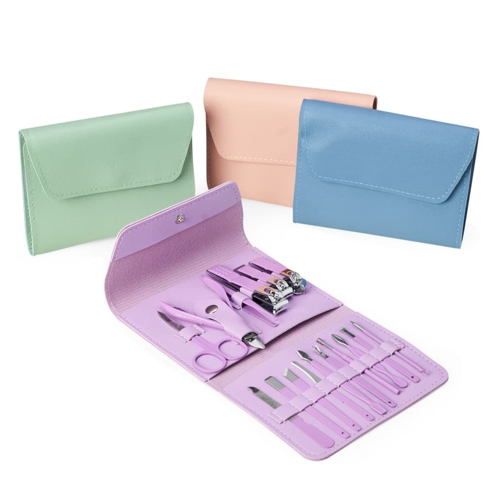 Kit Manicure 16 Peças em Estojo Personalizado - imagem 1