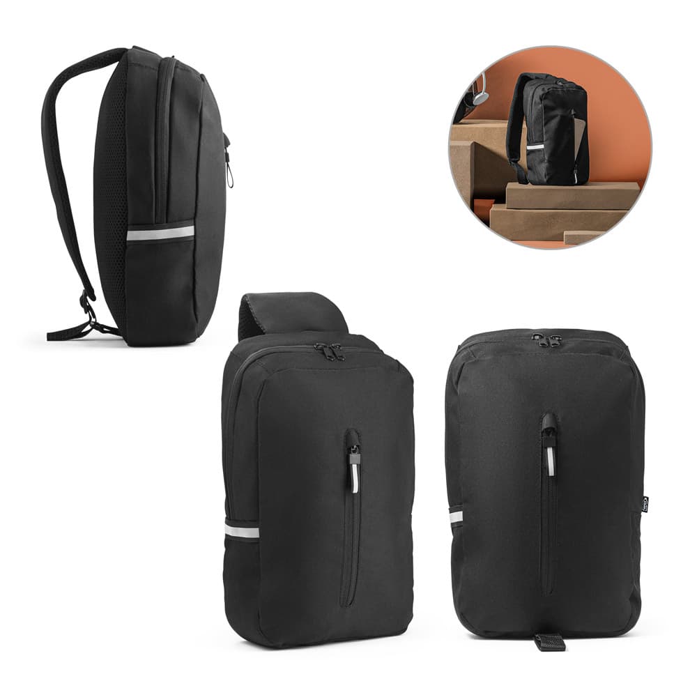 Mochila Tiracolo em rPET com Compartimentos Personalizada - imagem 1