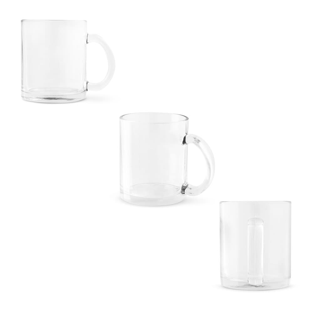Caneca de Vidro 350ml para Sublimação Personalizada - imagem 1