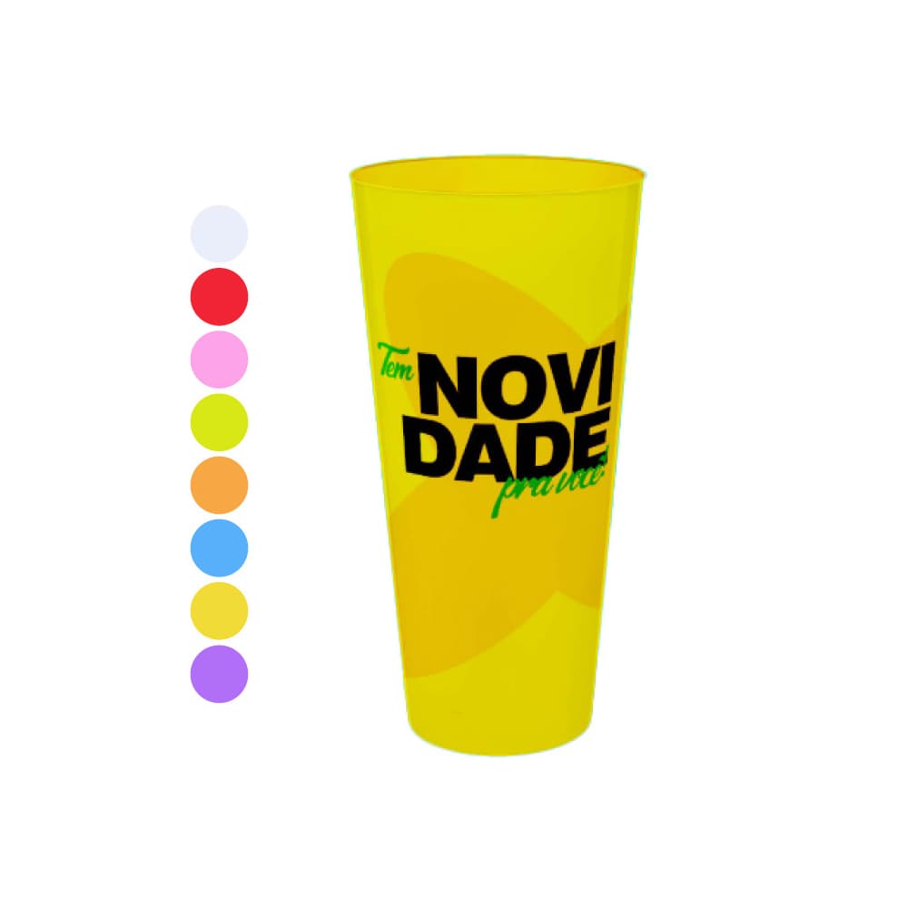 Copo Twister Plástico 1 Litro Personalizado - imagem 1