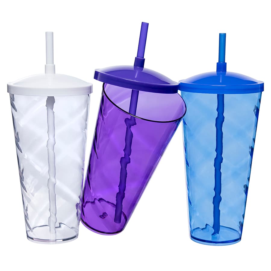 Copo Twister 1 Litro com Tampa e Canudo Personalizado - imagem 1