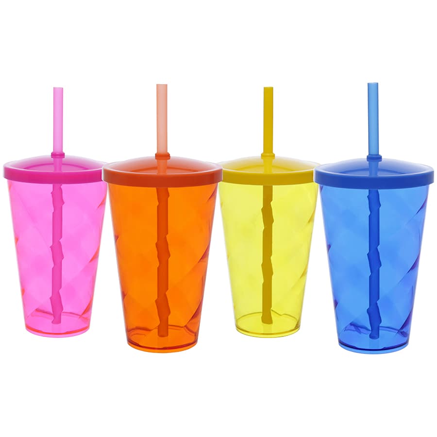 Copo Tornado 550ml com Tampa e Canudo Personalizado - imagem 1