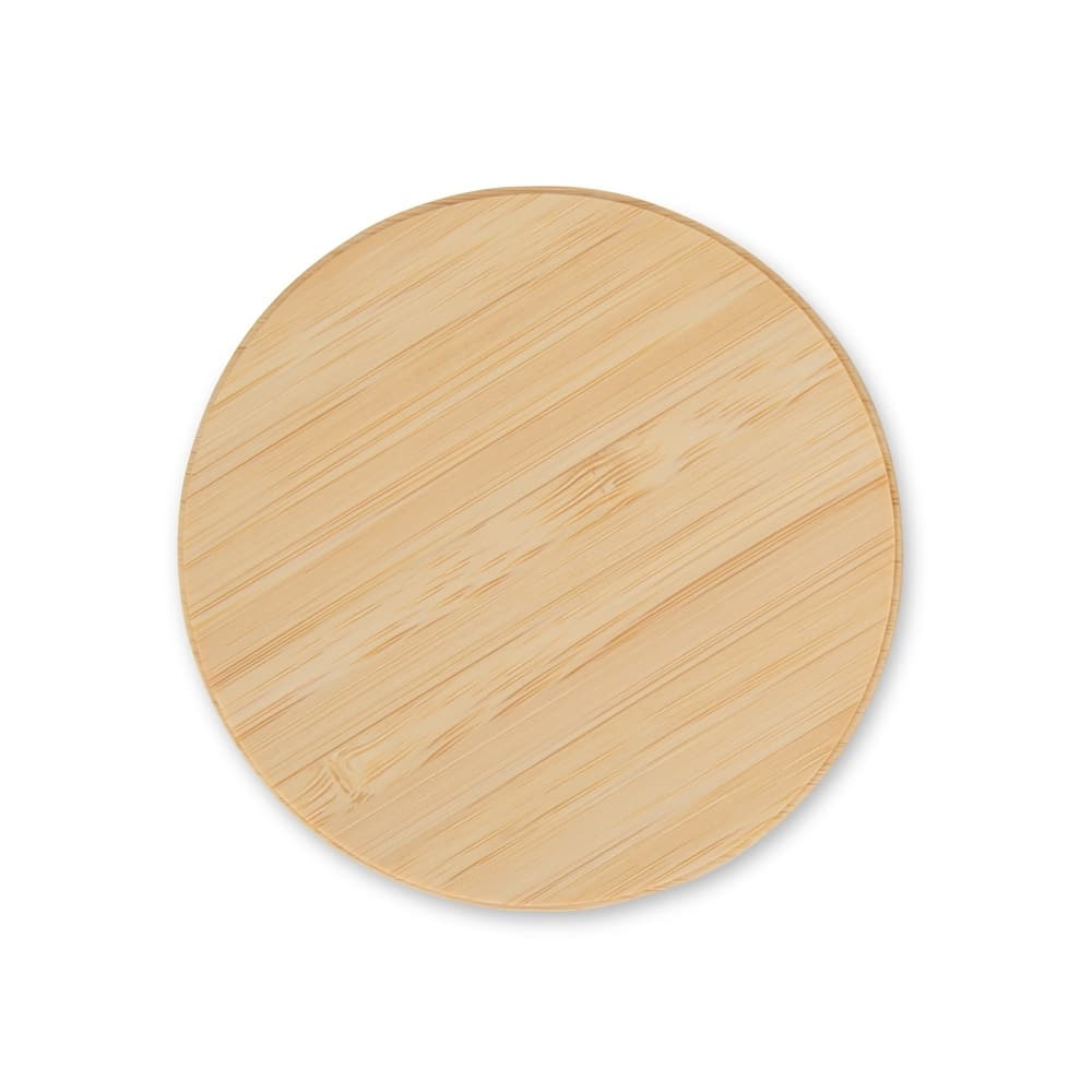 Carregador por Indução em Bambu Personalizado - imagem 1