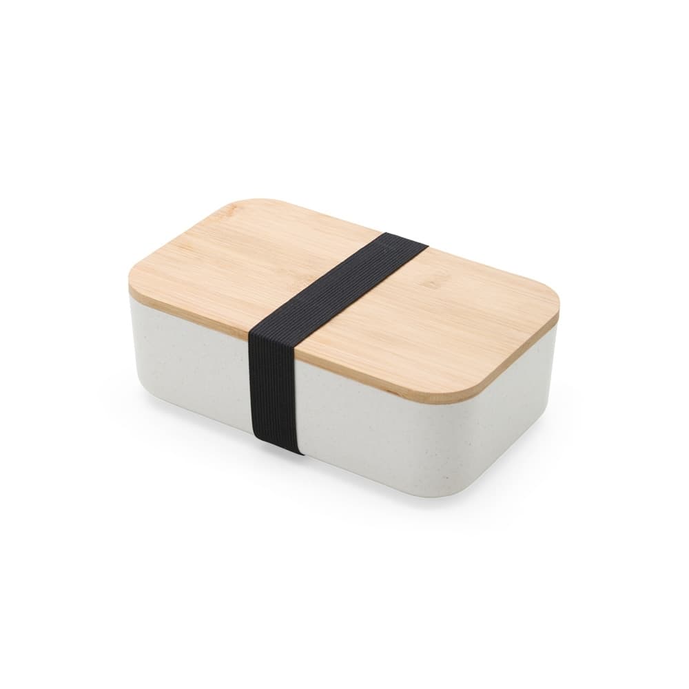 Marmita de Fibra de Trigo com Talheres Personalizada - imagem 1