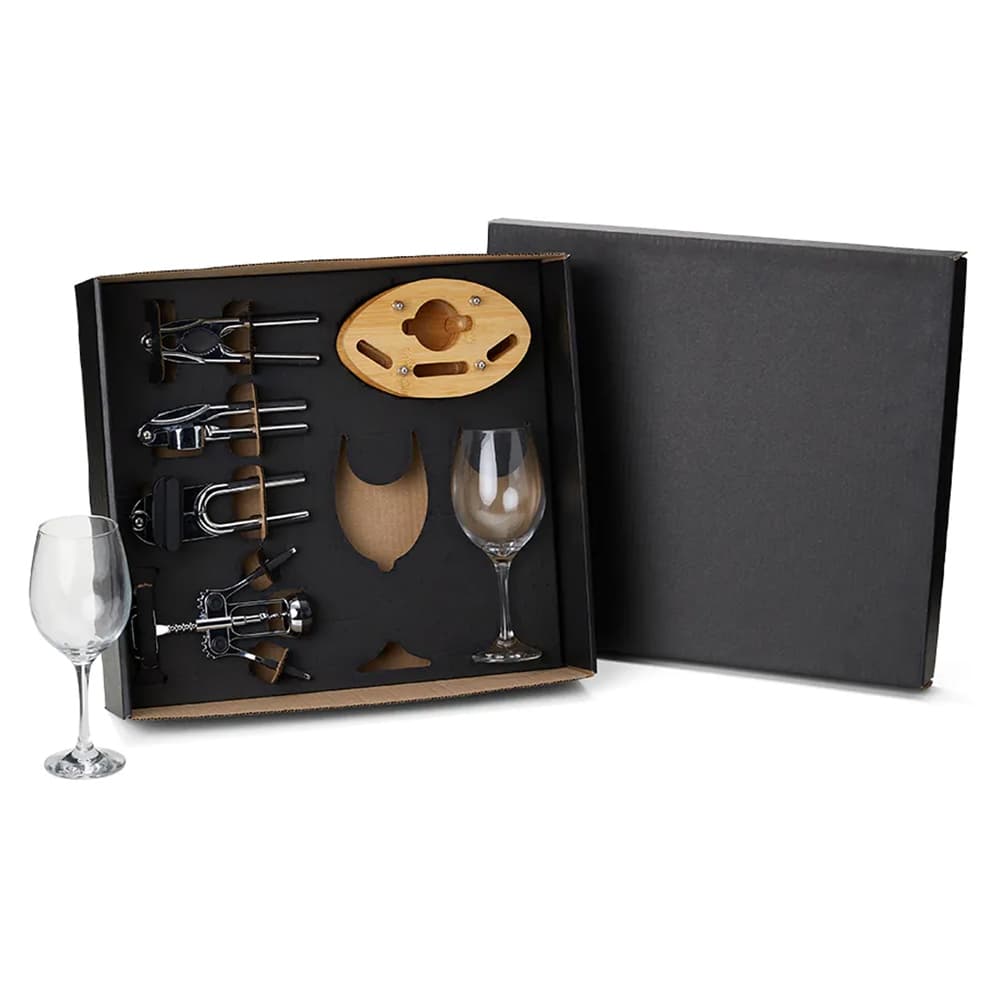 Kit Vinho e Utensílios de Cozinha 7 Peças Personalizado - imagem 1