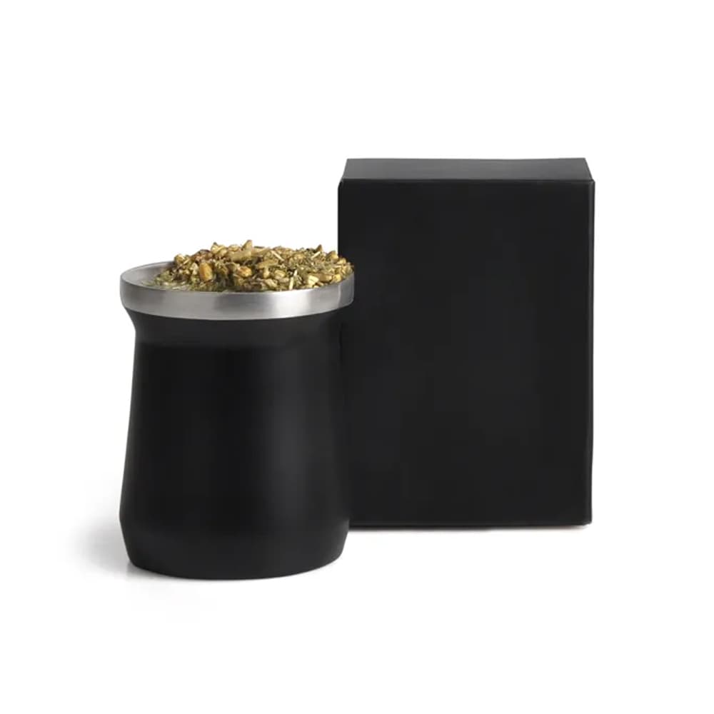 Cuia Térmica em Aço Inox 300ml Personalizada - imagem 1