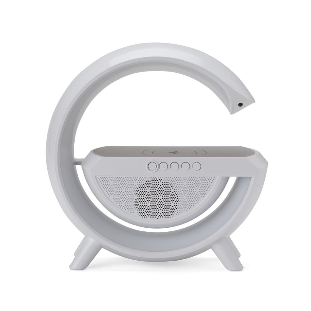 Caixa de Som com Carregador por Indução e Luminária Personalizada - imagem 1