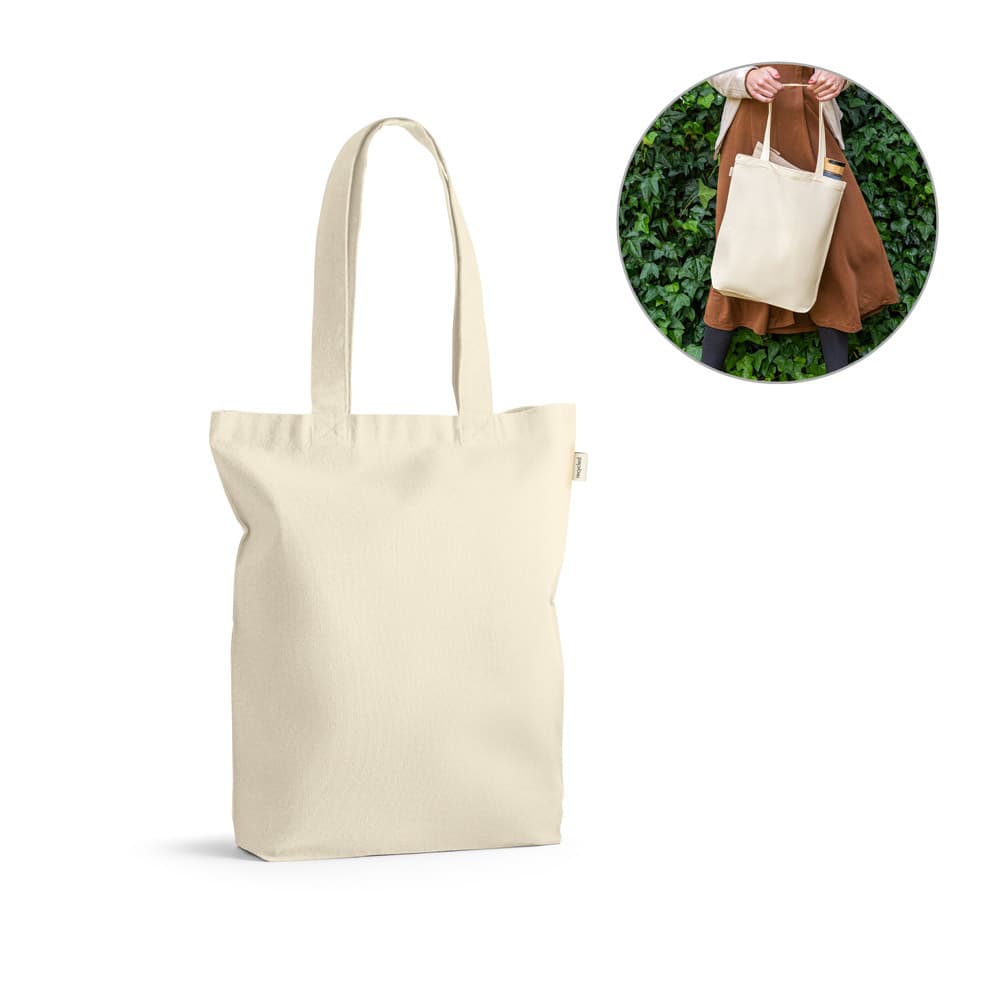 Sacola de Algodão Reciclado 220g/m² Personalizada - imagem 1
