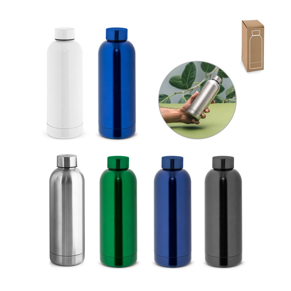 Garrafa Térmica Inox 550ml Personalizada - imagem 1