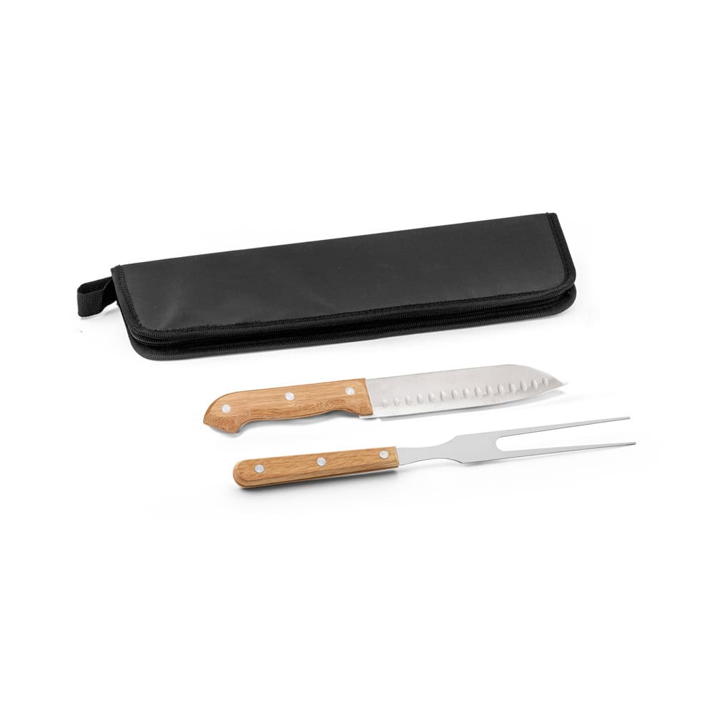 Kit Churrasco com Estojo e 2 Peças Personalizado - imagem 1