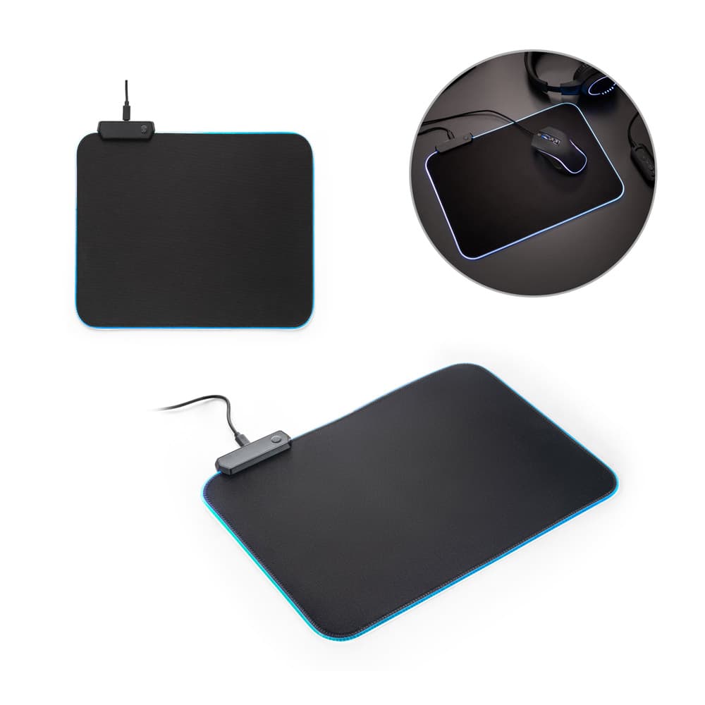 Tapete para Jogos em Poliéster RGB Antiderrapante Personalizado - imagem 1