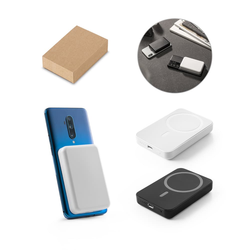 Bateria Portátil Magnética 5000mAh Personalizada - imagem 1