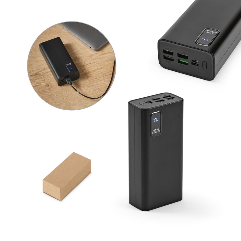 Power Bank 30000mAh com LED Personalizado - imagem 1