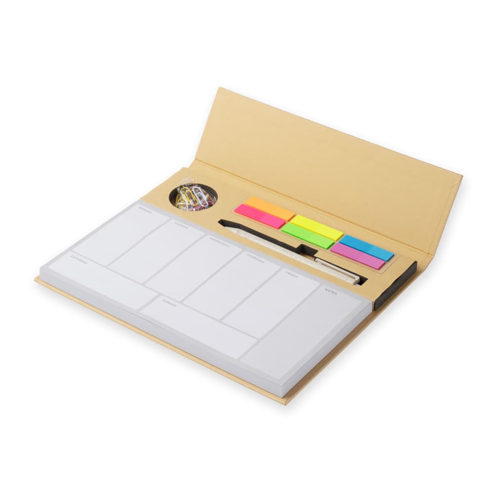 Bloco de Planejamento Diário Kraft Personalizado - imagem 1