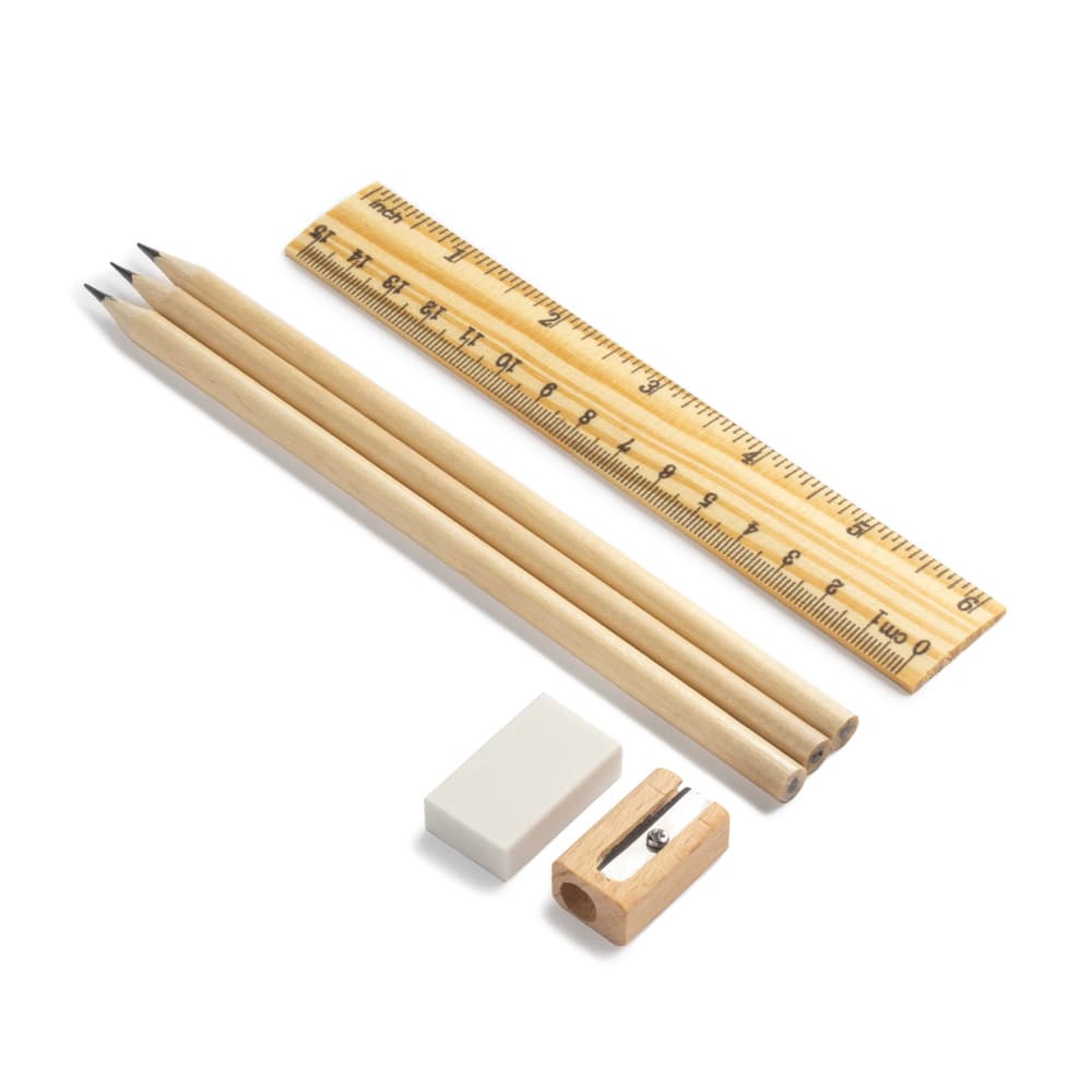 Kit Escritório em Bambu Personalizado - imagem 1
