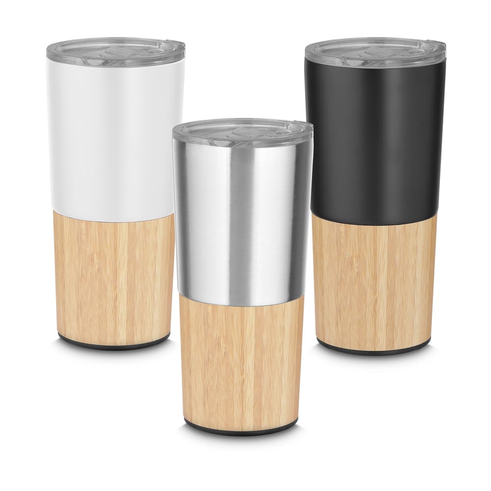 Copo Térmico Inox 550ml com Bambu Personalizado - imagem 1