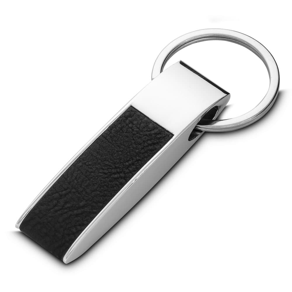 Chaveiro Metálico com PU e Estojo Personalizado