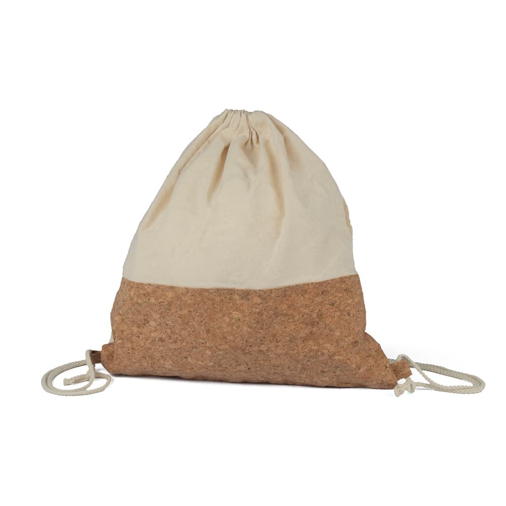 Sacola Mochila de Algodão Cru Personalizada - imagem 1