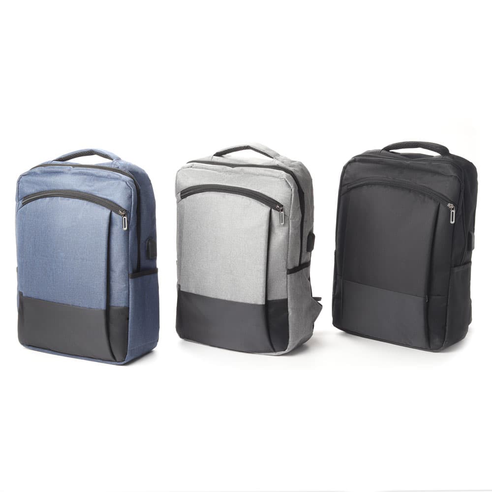 Mochila para Notebook 15,6 Pol. com USB Personalizada - imagem 1