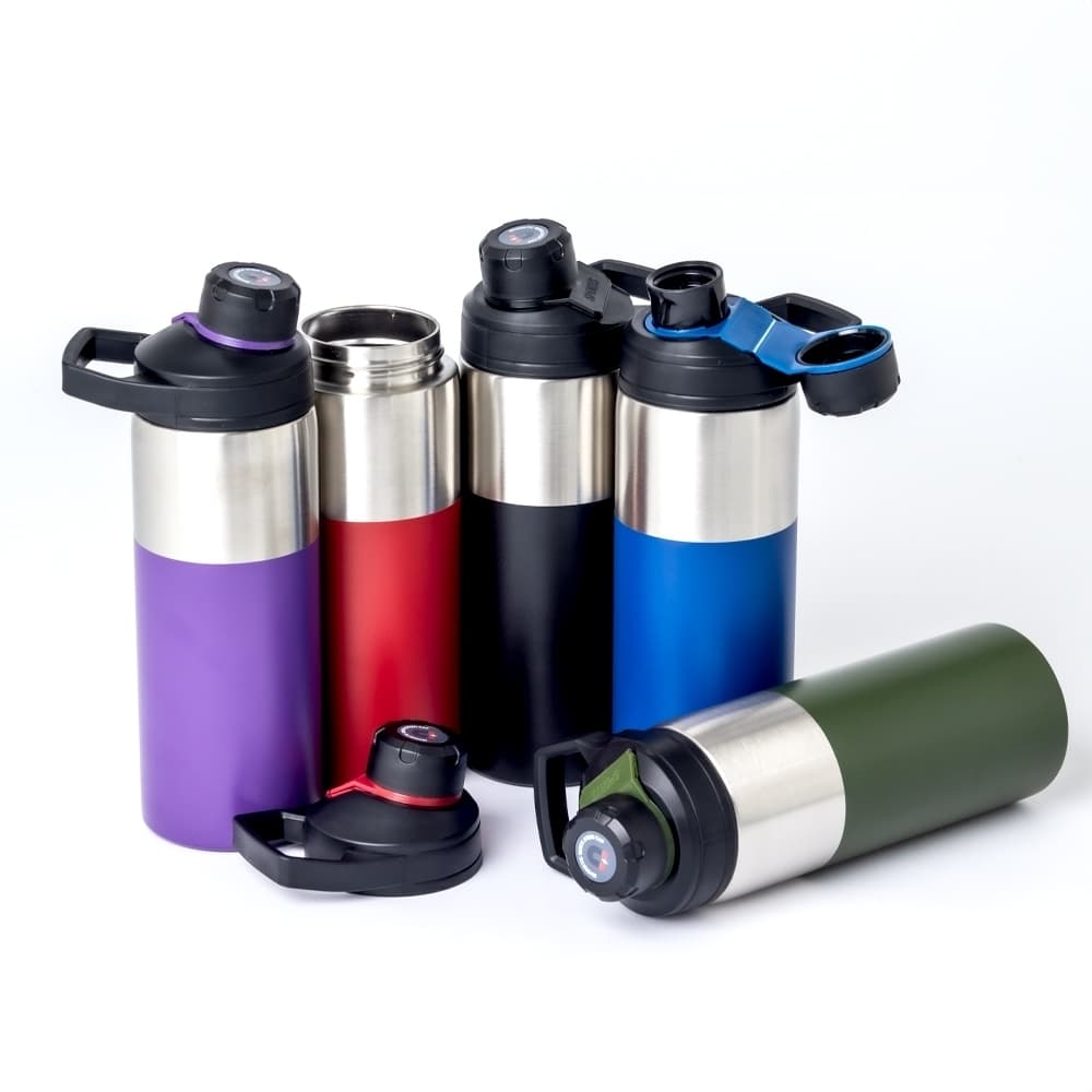 Garrafa Térmica Inox 550ml com Tampa Magnética Personalizada - imagem 1