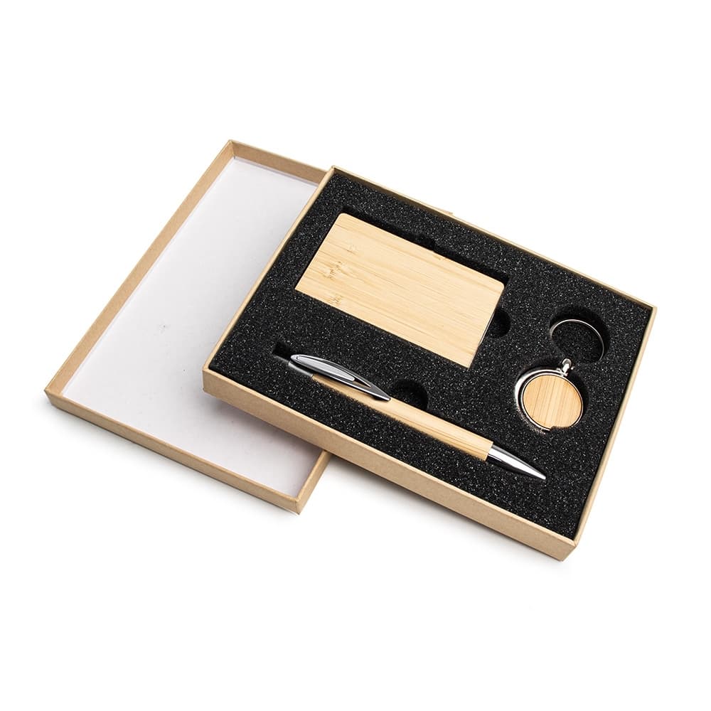 Kit Executivo Ecológico 3 Peças Personalizado - imagem 1
