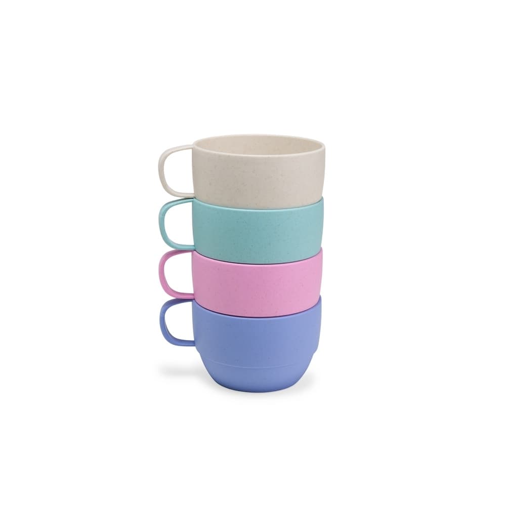 Caneca Palha de Trigo 300ml Personalizada - imagem 1