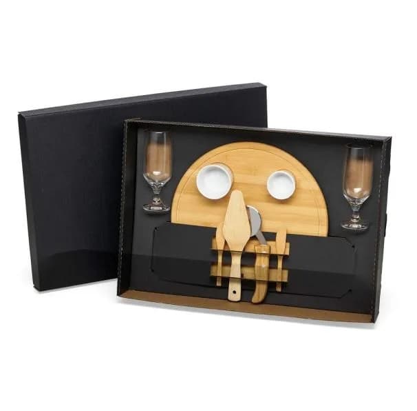Kit Pizza e Cerveja 9 Peças Personalizado - imagem 1