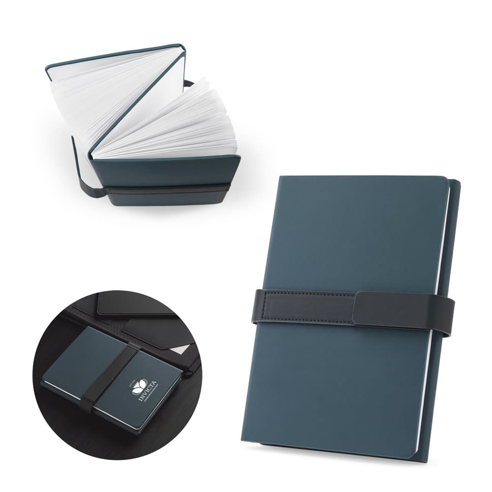 Caderno A5 Capa Dura Reciclada Personalizado - imagem 1
