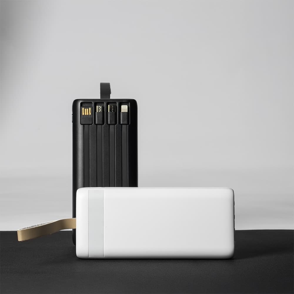 Power Bank 20.000mAh com Lanterna e Multissaias Personalizado
