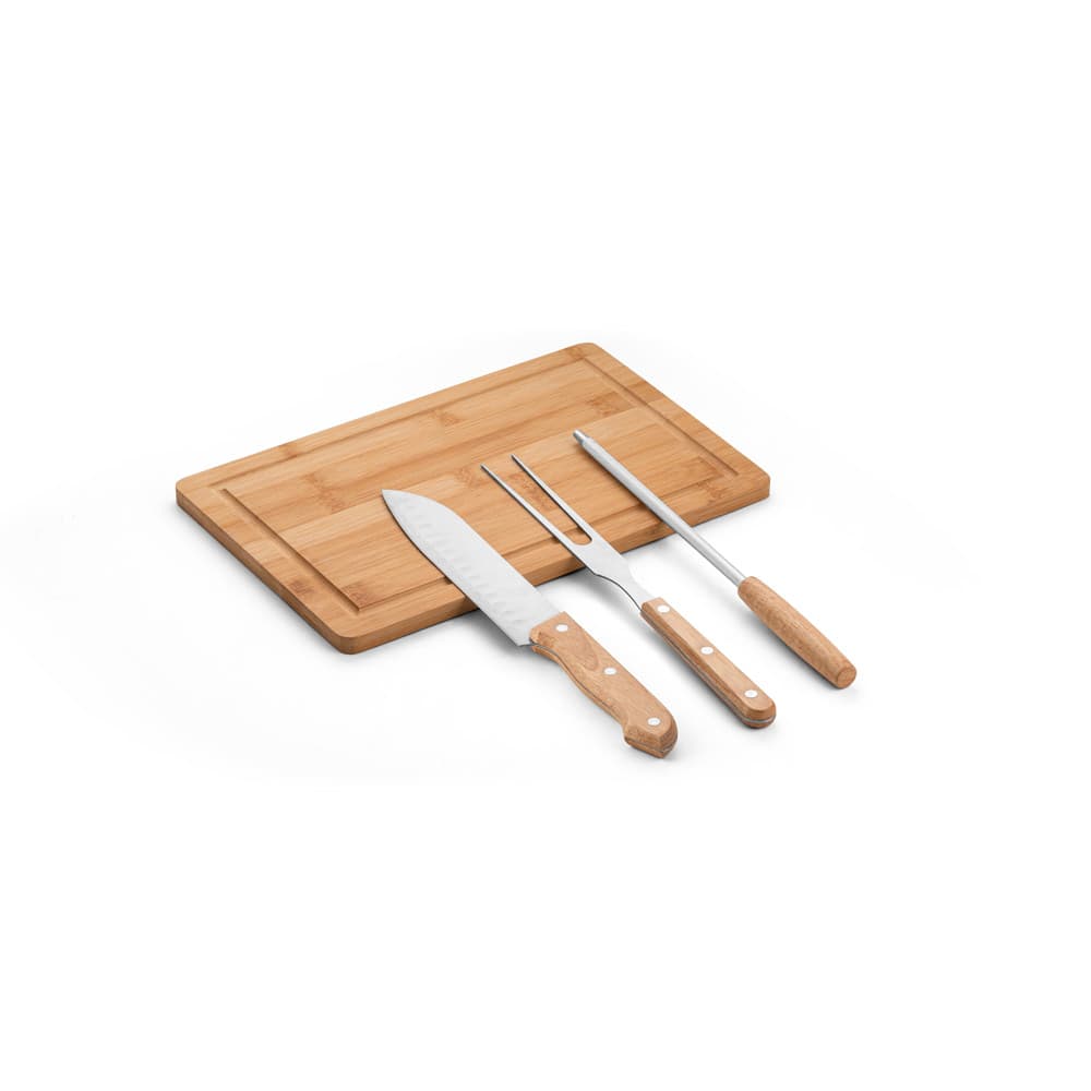 Kit Churrasco 4 Peças em Estojo Personalizado - imagem 1