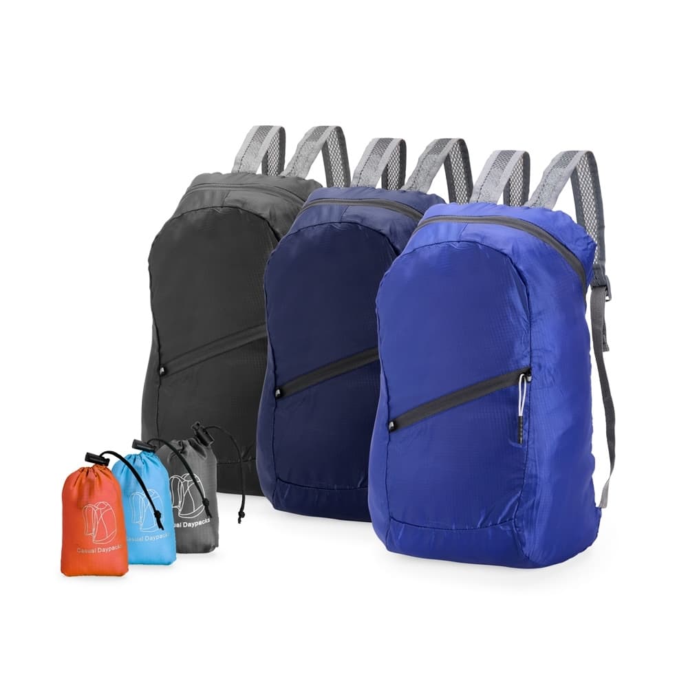 Mochila Dobrável Poliéster 16L Personalizável - imagem 1
