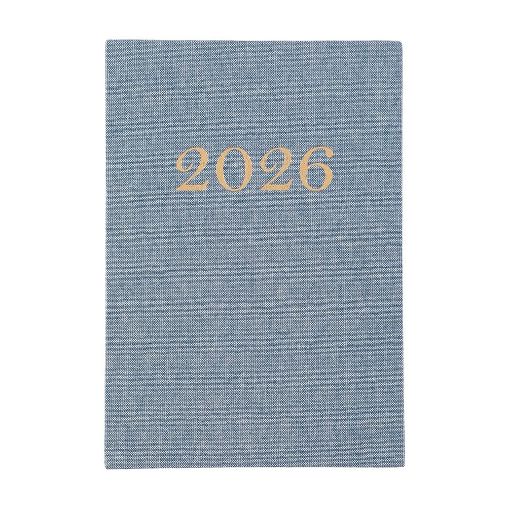 Agenda Diária 2026 Capa Dura em Linho Personalizada - imagem 1