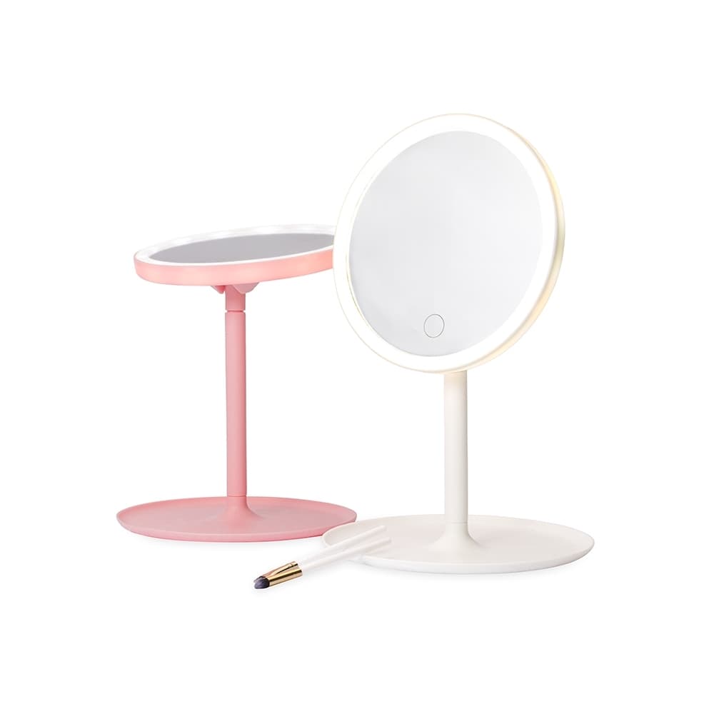 Espelho de Mesa com LED Recarregável Personalizado - imagem 1