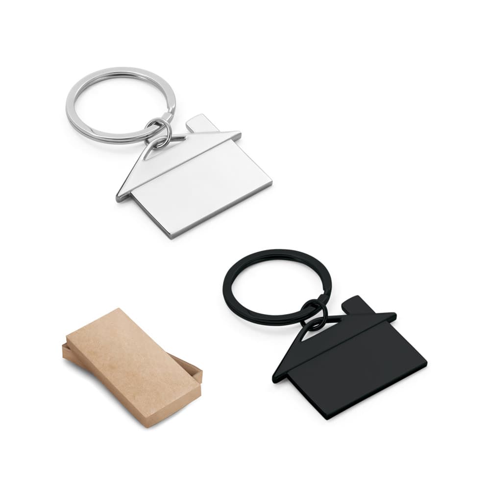 Chaveiro Metal Formato de Casa Personalizado - imagem 1