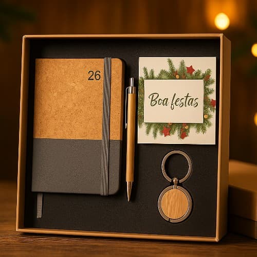 Kit Executivo com Agenda 2026 Personalizado - imagem 1