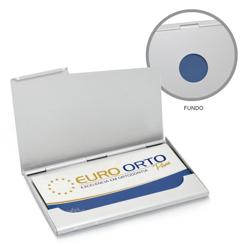 Porta-Cartões em Alumínio Personalizado - imagem 1