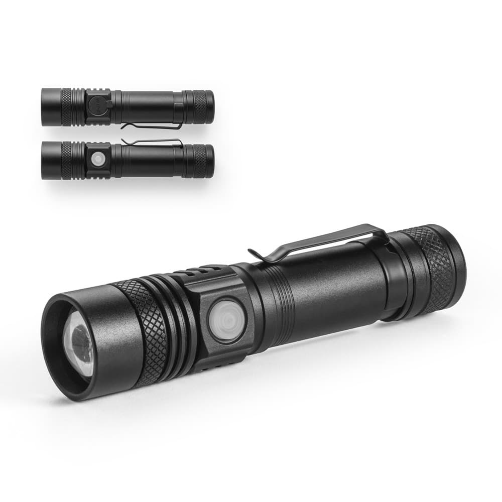 Lanterna Recarregável Alumínio 300 Lumens Personalizada - imagem 1
