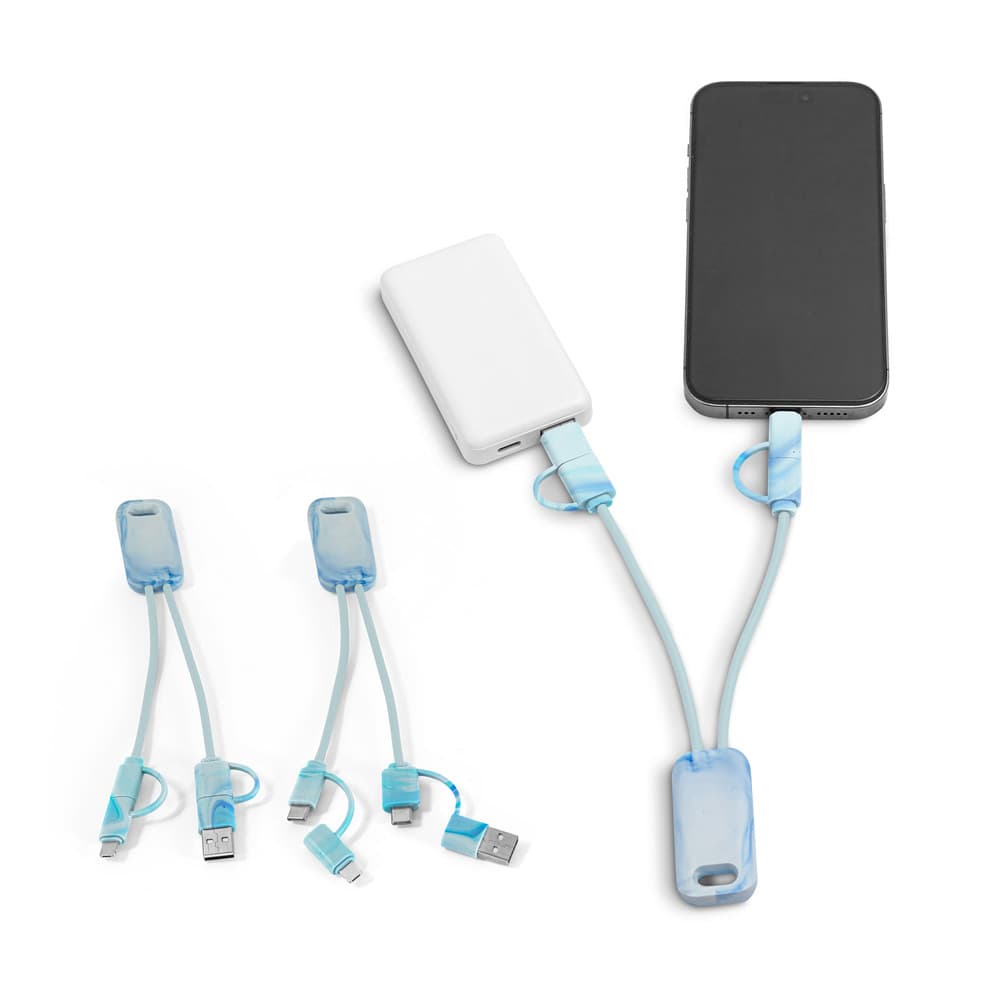 Cabo USB-C 6 em 1 65W Personalizado - imagem 1