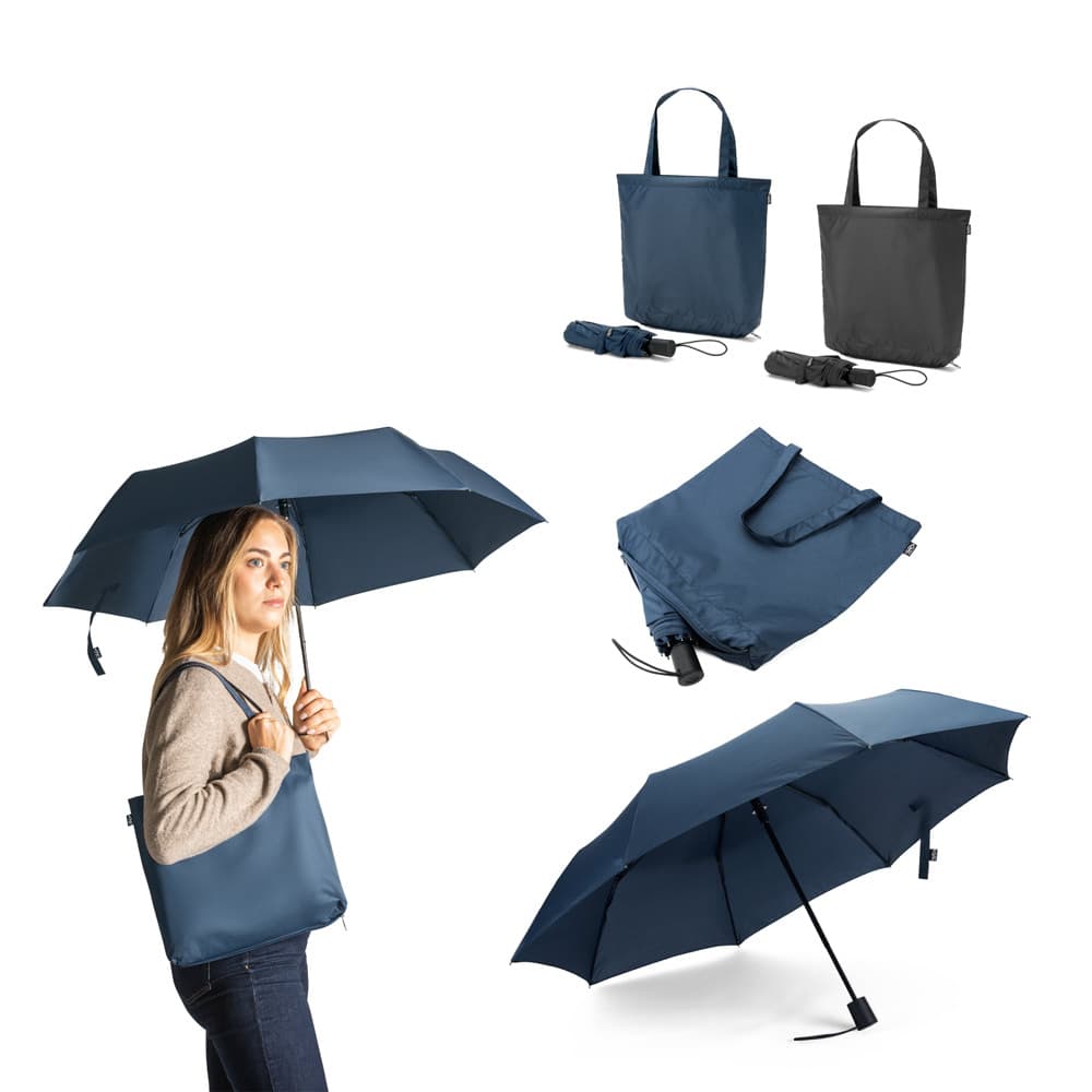 Guarda-chuva Dobrável Automático com Sacola Personalizado - imagem 1