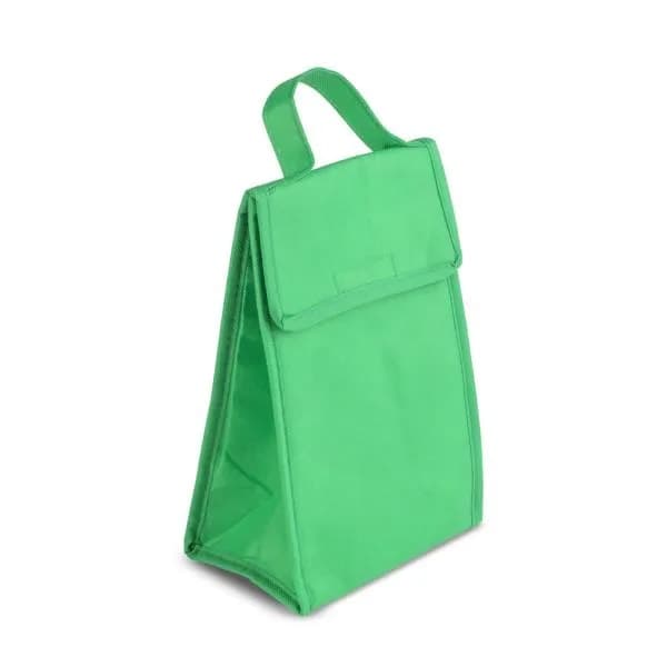 BOLSA TÉRMICA EM TNT 80G/M² - VERDE - 27X17X10,5 CM - imagem 1