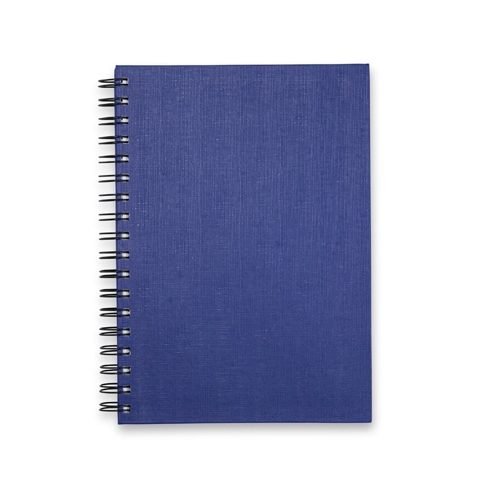 Caderno de Linho com Capa Dura e Wire-o Personalizado